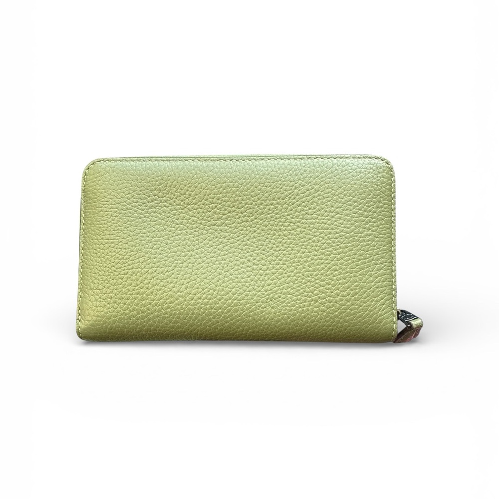 COACH C4124 Pebble Wallet Military Green - Picture 3 of 5